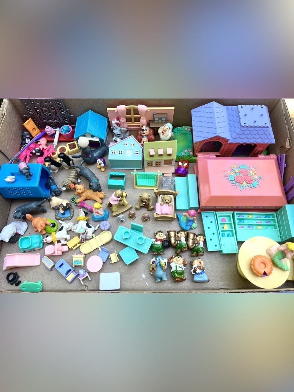 Large lot of 90’s Toys LPS Teddy’s Wonderland Kitty in my Pocket 90pcs